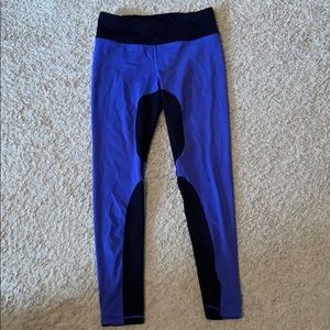 VS leggings two toned blue